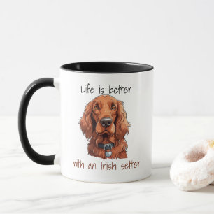 Caneca Cão Cachorro Irlandês é Melhor