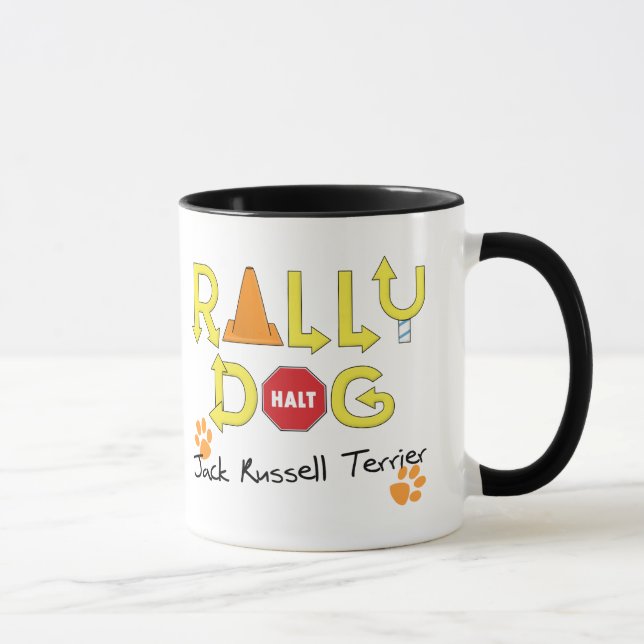 Caneca Cão da reunião de Jack Russell Terrier (Direita)