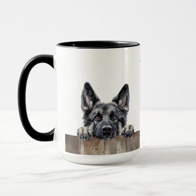 Caneca Cão de Elkhound Dog (Esquerda)