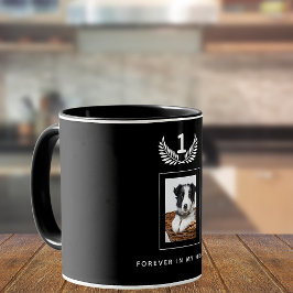 Caneca Cão de estimação personalizado do memorial fotográ