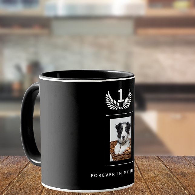 Caneca Cão de estimação personalizado do memorial fotográ (Criador carregado)
