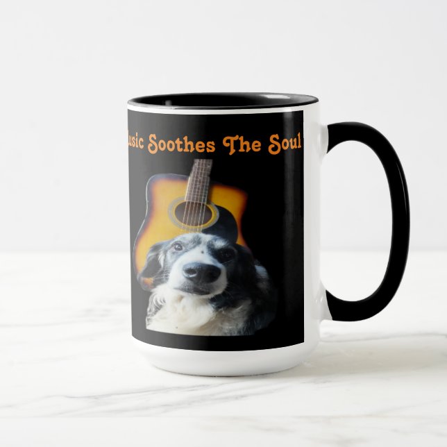 Caneca Cão de Violão de Mug (Direita)