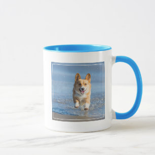 Caneca Cão do Corgi de Galês do Pembroke que funciona n