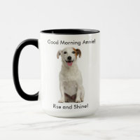 Cão feliz customizável de Jack Russell
