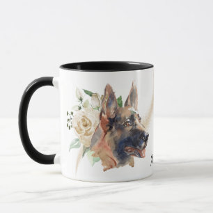Caneca Cão German shepherd de Rosa Branco