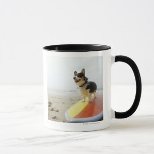 Caneca Cão na prancha