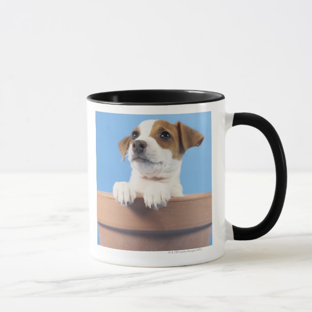 Caneca Cão no flowerpot (Direita)