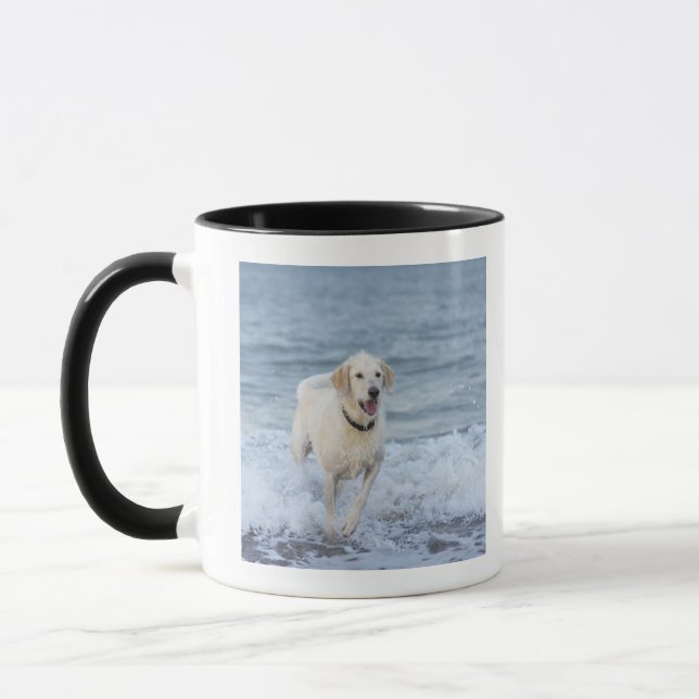 Caneca Cão que funciona na água na praia (Esquerda)