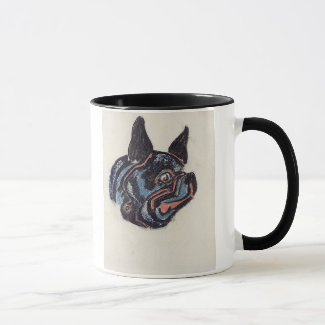 Caneca Cão T35228 (pastel no papel) (Direita)