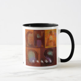 Caneca Caos (design dos "quadrados")