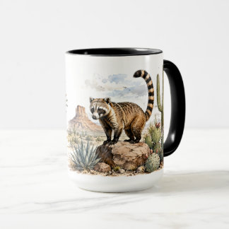 Caneca Caos mas eu faço ficar fofo, Quati 15oz