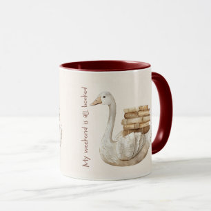 Caneca Capa de Citação de Amante de Livros Fofa