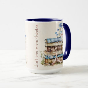 Caneca Capa de Citação de Amante de Livros Fofa