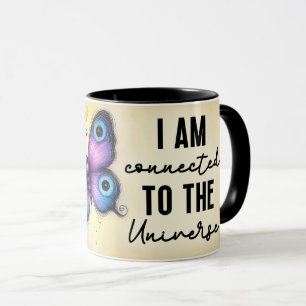 Caneca Capa de Citação Floral Inspiradora/Positiva