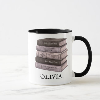Caneca Capa de Livros de Terror Gótico Personalizada Edga