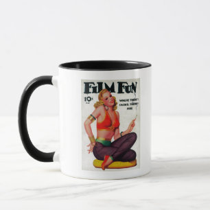 Caneca Capa de revista 10 do divertimento do filme