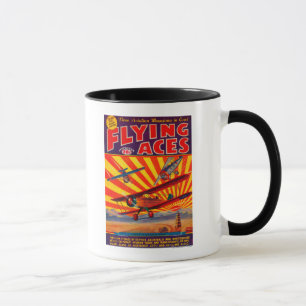 Caneca Capa de revista 2 dos áss de vôo
