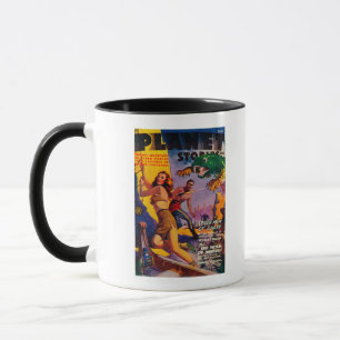 Caneca Capa de revista 5 das histórias do planeta