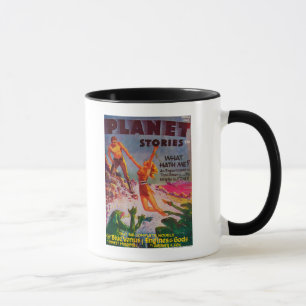 Caneca Capa de revista 8 das histórias do planeta