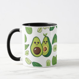 Caneca Capa de telefone de Casal Avocado | Funny Kawaii F