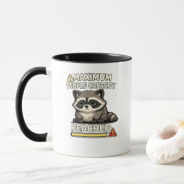 Caneca Capacidade Máxima de Pessoas Atingida Guaxinim Eng
