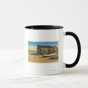 Caneca Cape Cod, MassachusettsView de uma barraca da