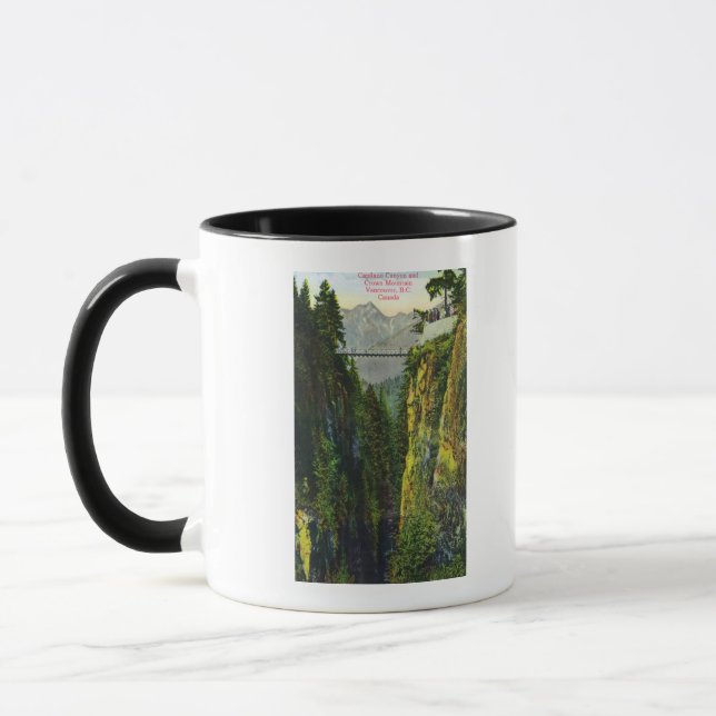 Caneca Capilano Canyon View of Crown Mountain (Esquerda)