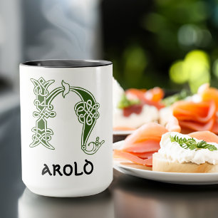 Caneca Capital Decorativo do Nó Celta do século XVI H