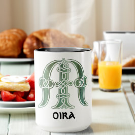 Caneca Capital Decorativo do Nó Celta do século XVI M