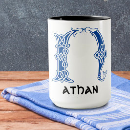 Caneca Capital Decorativo do Nó Celta do século XVI N