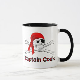 Caneca Capitão Pirata Cook Mugs