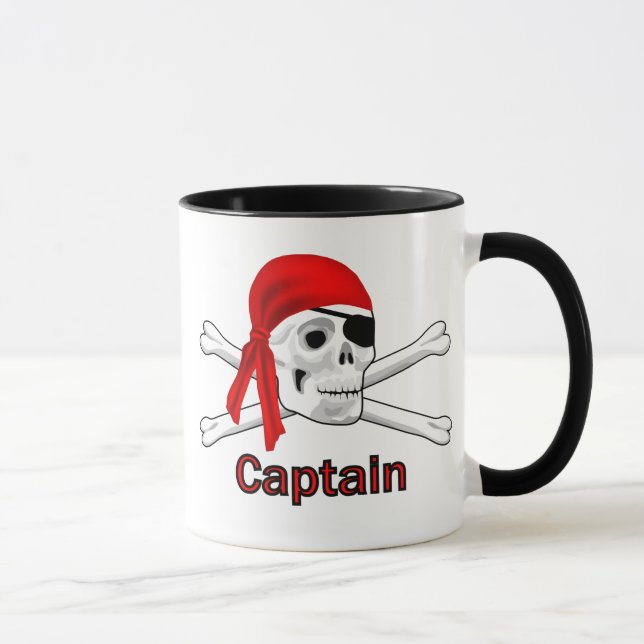 Caneca Capitão Pirate Skull e Crossbones Mugs (Direita)