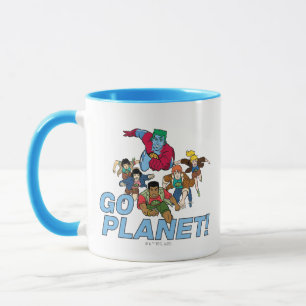 Caneca Capitão Planeta e os Planeteiros.