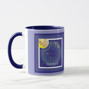 Caneca Capricórnio 22. dezembro até 20 janeiro taça