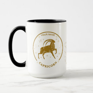Caneca Capricórnio Personalizado Zodiac 15 oz