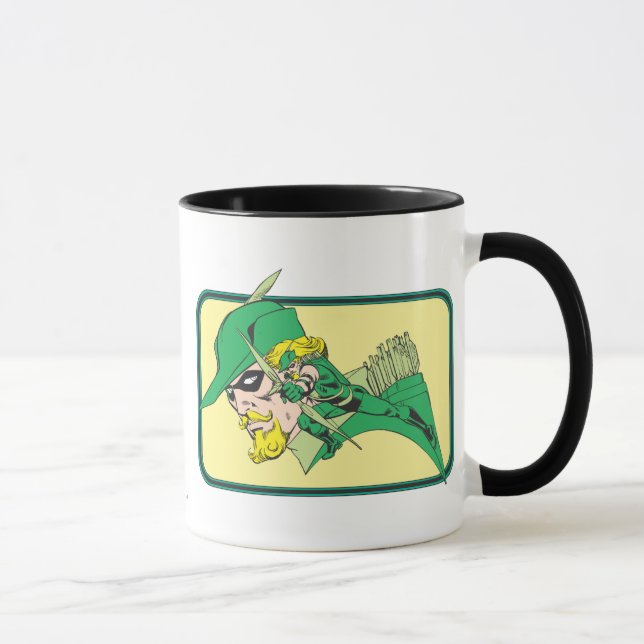 Caneca Captura de Cabeça de Seta Verde (Direita)