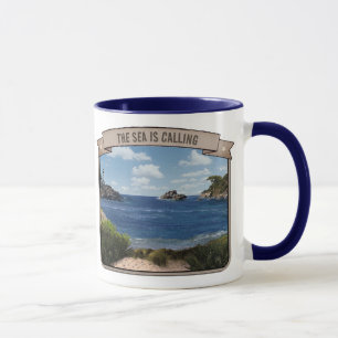 Caneca Captura de mar (personalizável)