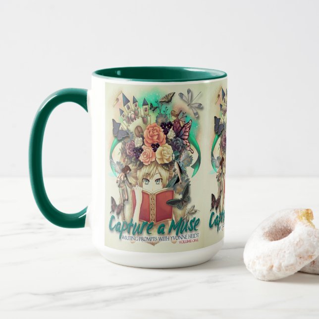 Caneca Capture um cobrir Caneca-Yvonne Heidt do Musa-Book (Com Donut)