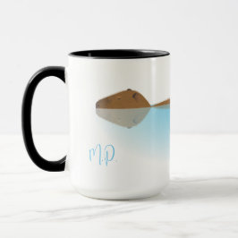 Caneca Capybara e Iniciais Mug