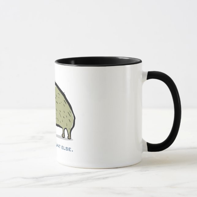 Caneca capybara (texto personalizável) (Direita)
