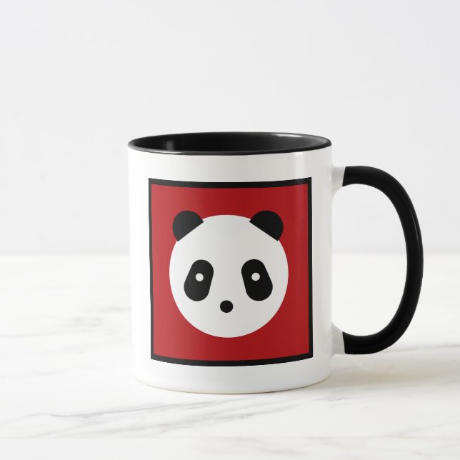 Caneca Cara bonito da panda do ~ de Kawaii (Direita)