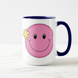 Caneca Cara cor-de-rosa