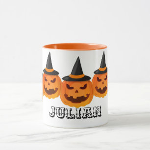Caneca Cara de abóbora-de-bico-de-lanterna