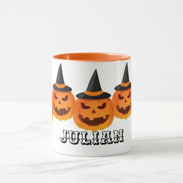 Caneca Cara de abóbora-de-bico-de-lanterna (Centro)
