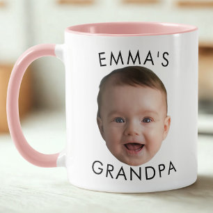 Caneca Cara de bebê, Mug com fotos para crianças, present