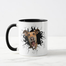 Caneca Cara de cão estranho