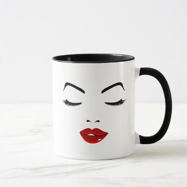 Caneca Cara elegante (Direita)