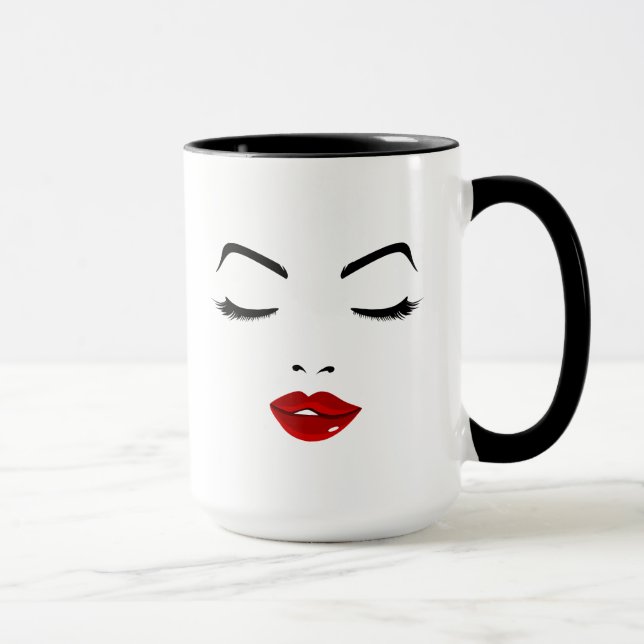 Caneca Cara elegante (Direita)