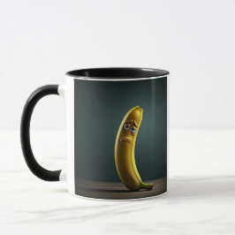 Caneca cara triste da banana