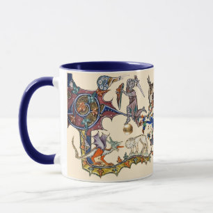Caneca Caracol de Guerra Ambiental MEDIEVAL vs Cavaleiro,